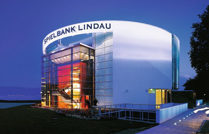 Außenansicht der Spielbank Lindau. Foto: SLSV