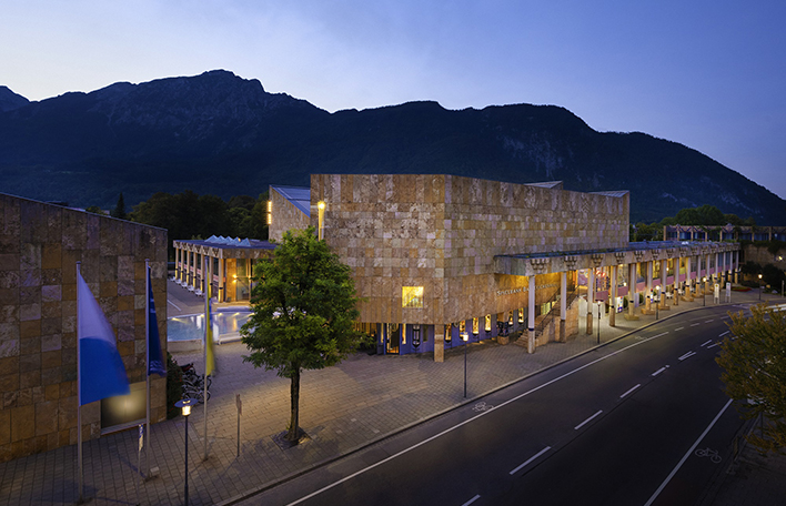 Außenansicht der Spielbank Bad Reichenhall