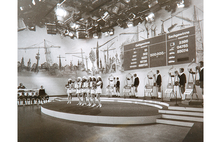 Die Schlussziehung der GlücksSpirale im Jahr 1970