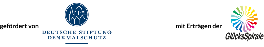 Gefördert von: Logo des DSD, mit Erträgen der: Logo der Glücksspirale