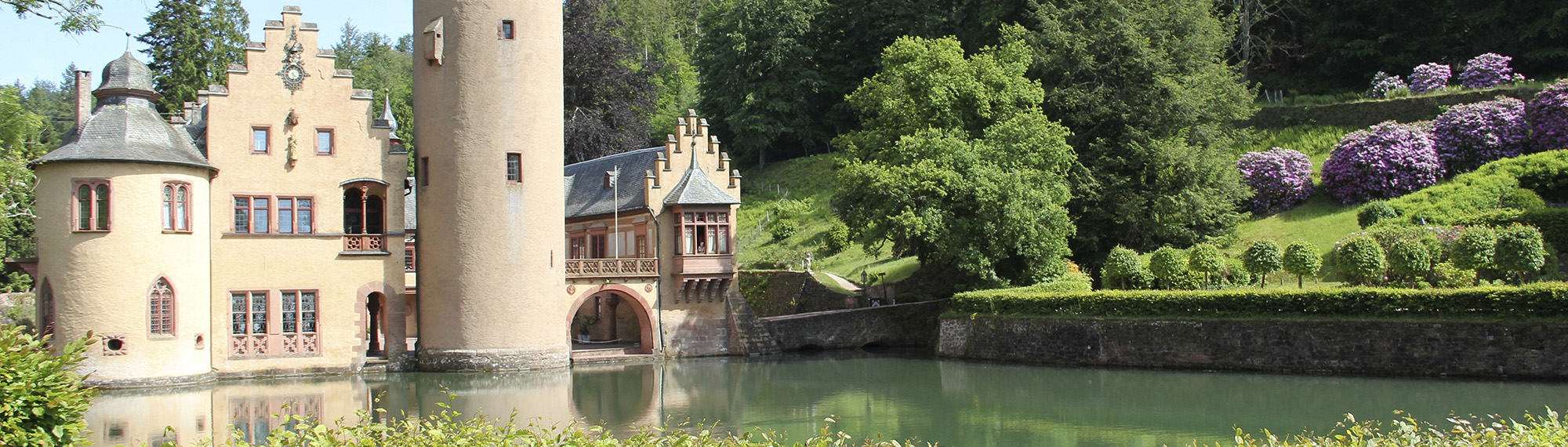 Schloss Mespelbrunn im Spessart. Foto: Deutsche Stiftung Denkmalschutz/Gräfin Marie Antoinette von Ingelheim