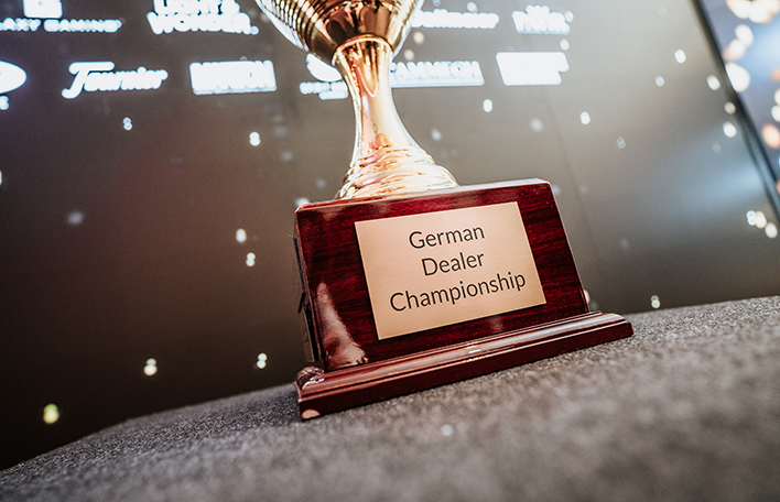 Pokal der German Dealer Championship 2026. Foto: Toni Kretschmer/SLSV